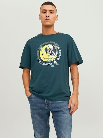 Tricou de la JACK & JONES pe verde: față