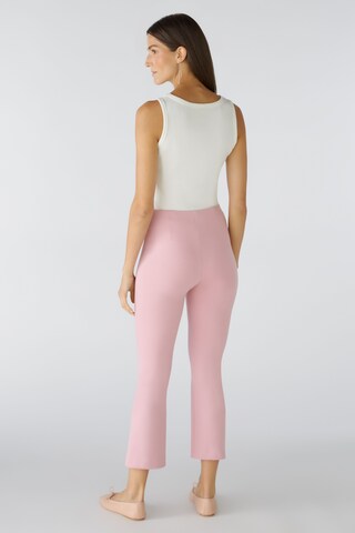 OUI Regular Trousers with creases in Pink