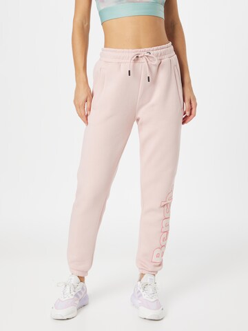 BENCH Tapered Broek 'COREY' in Roze: voorkant