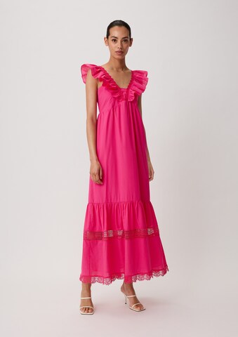 COMMA Dress in Pink: front