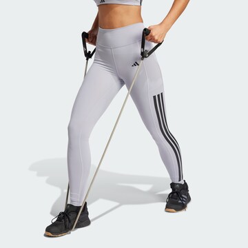 Skinny Pantaloni sportivi 'Optime' di ADIDAS PERFORMANCE in grigio: frontale