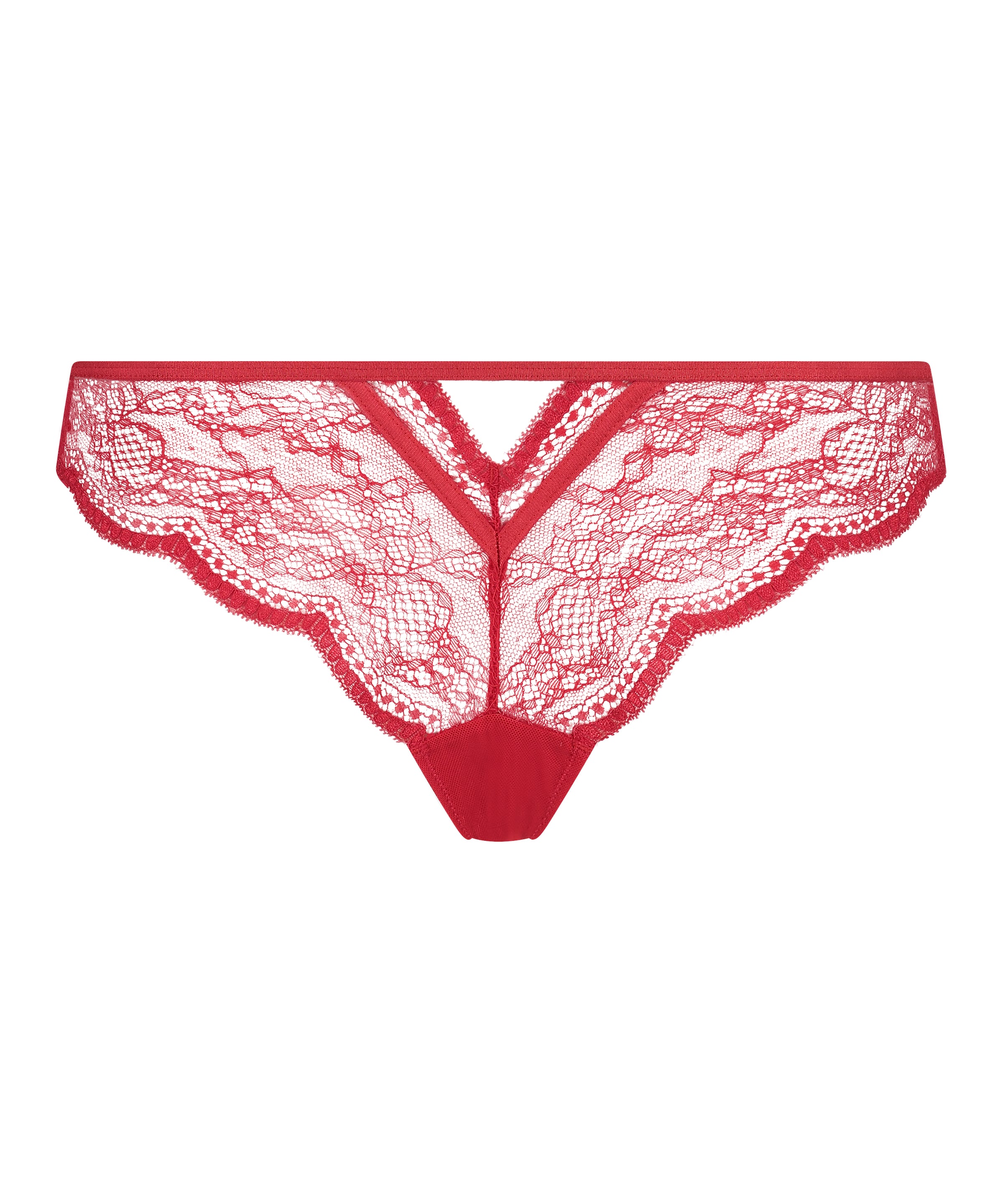 Hunkemöller - Tanga 'Isabelle' en rojo: frente