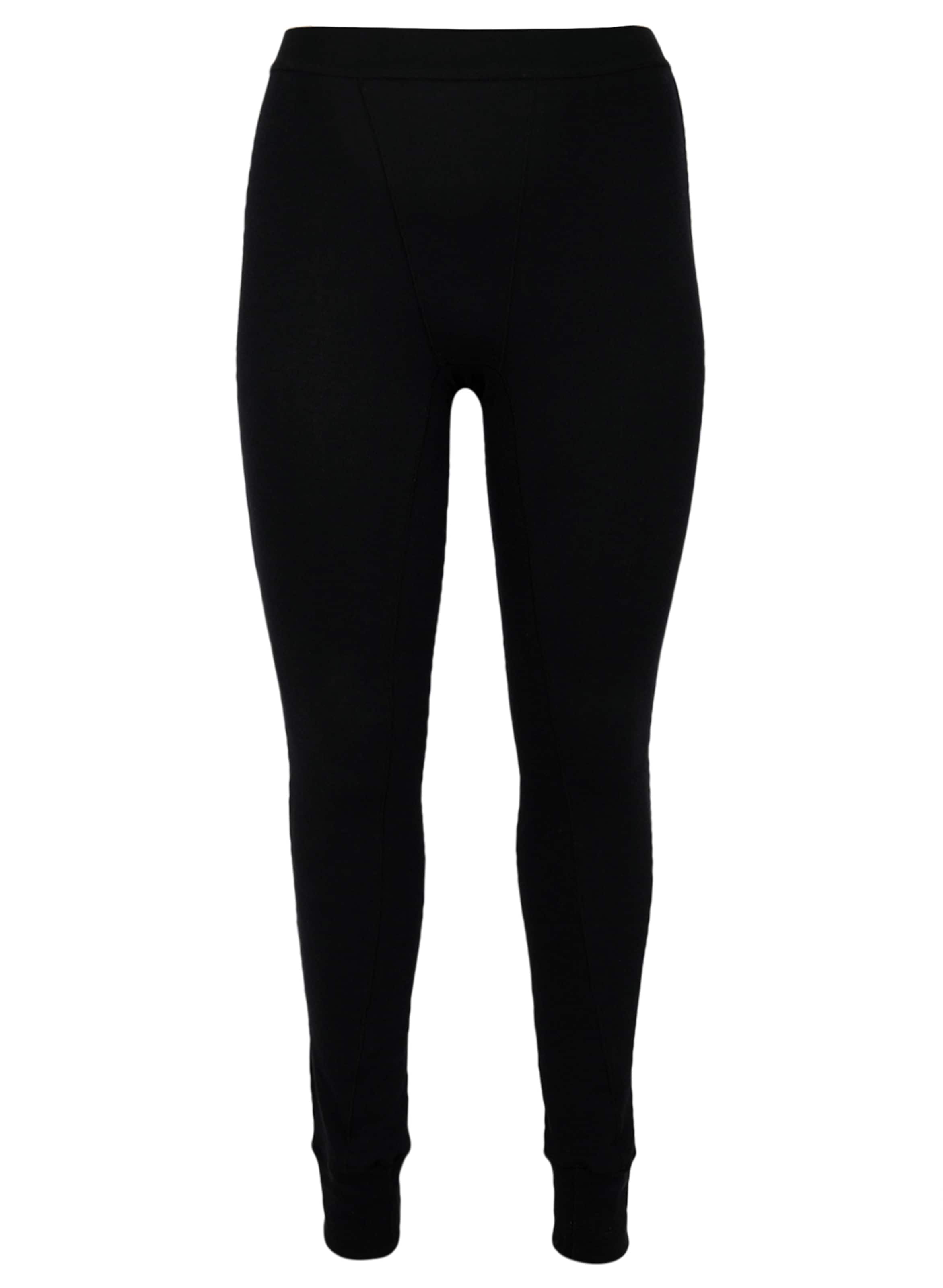 YOEK Slimfit Leggings in Zwart: voorkant