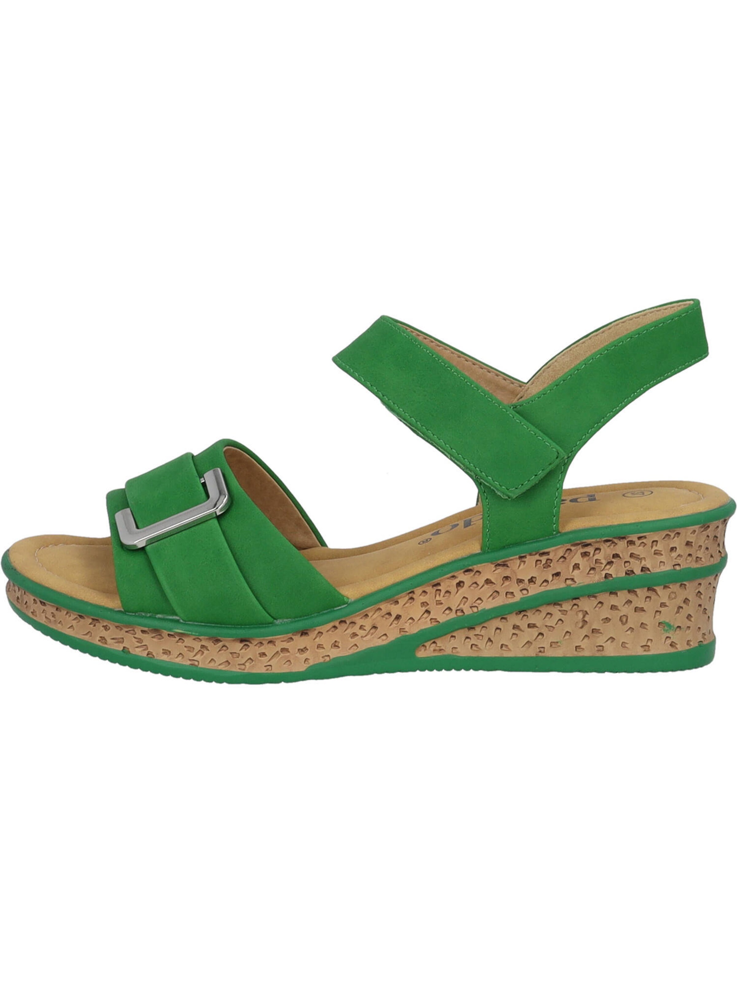 Palado Sandale 'Vemlu' in Grün: Vorderseite