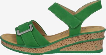 Sandales à lanières 'Vemlu' Palado en vert