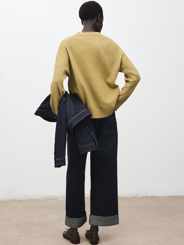 MANGO Sweater 'NEKKO' in Green