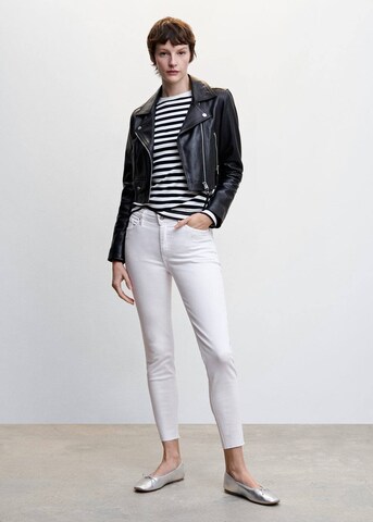 MANGO Skinny Jeans 'Isa' in White