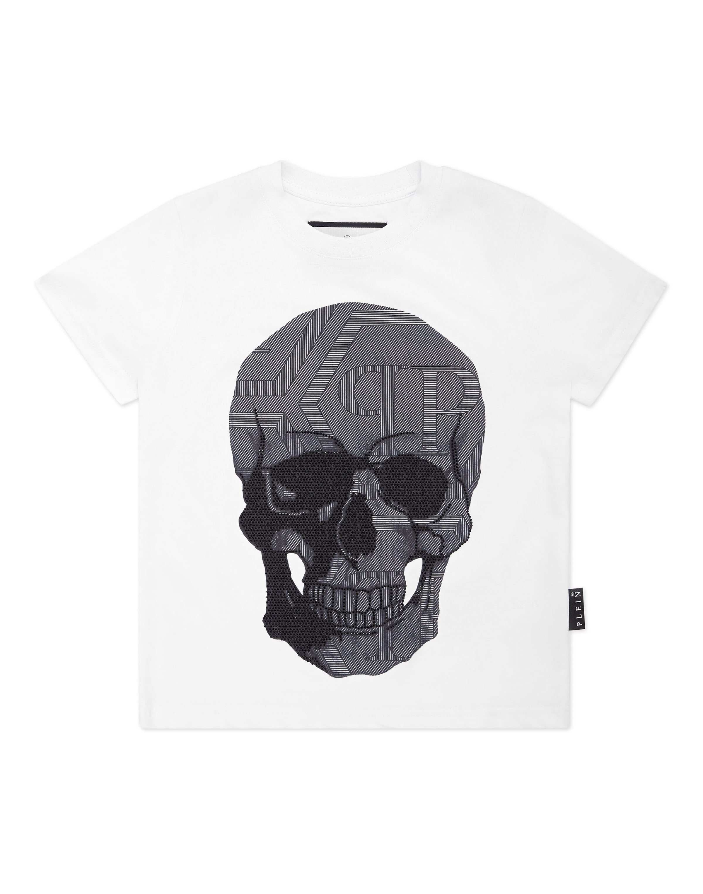 Philipp Plein - Camiseta en blanco: frente