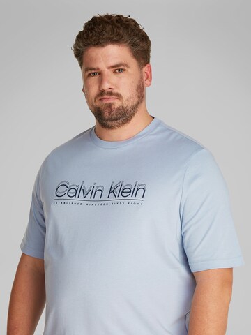 Maglietta di Calvin Klein Big & Tall in blu