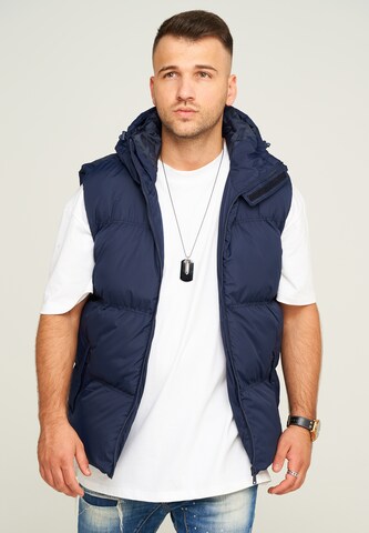 behype Vest in Blue: front