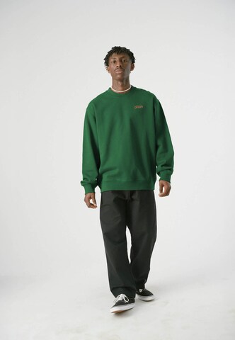 Cleptomanicx Sweatshirt 'Happy Starfish' in Grün