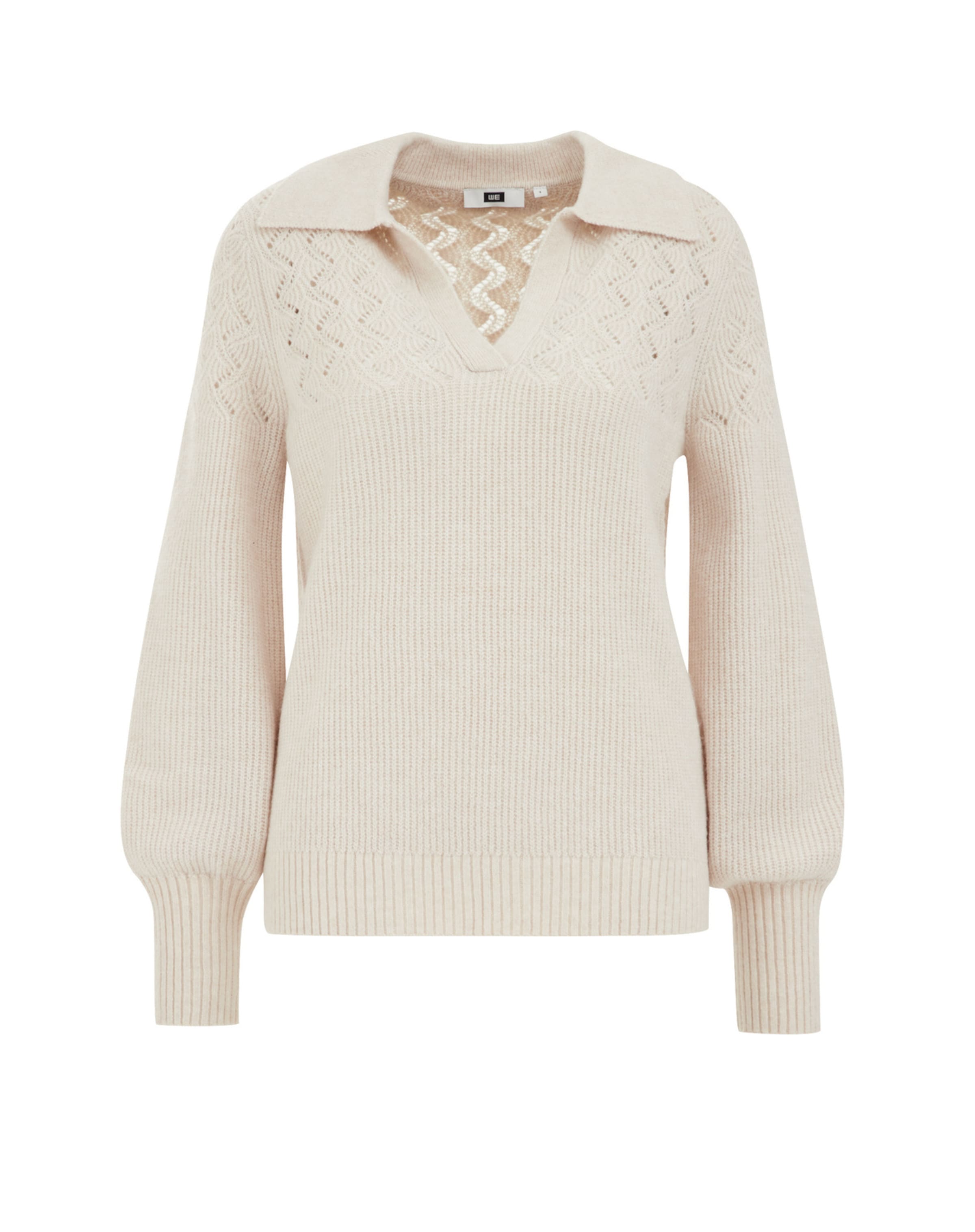 WE Fashion Kampsun, värv beež: eest vaates