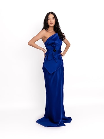 acob a porter - Vestido de noche en azul