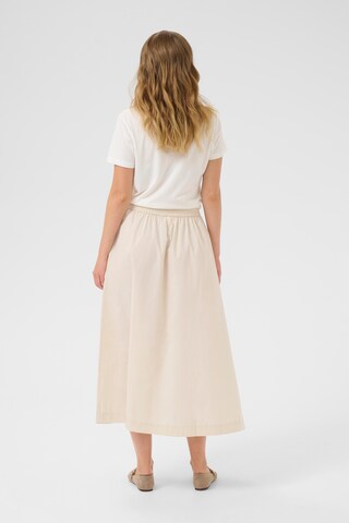 Cream Rok 'Devika' in Beige