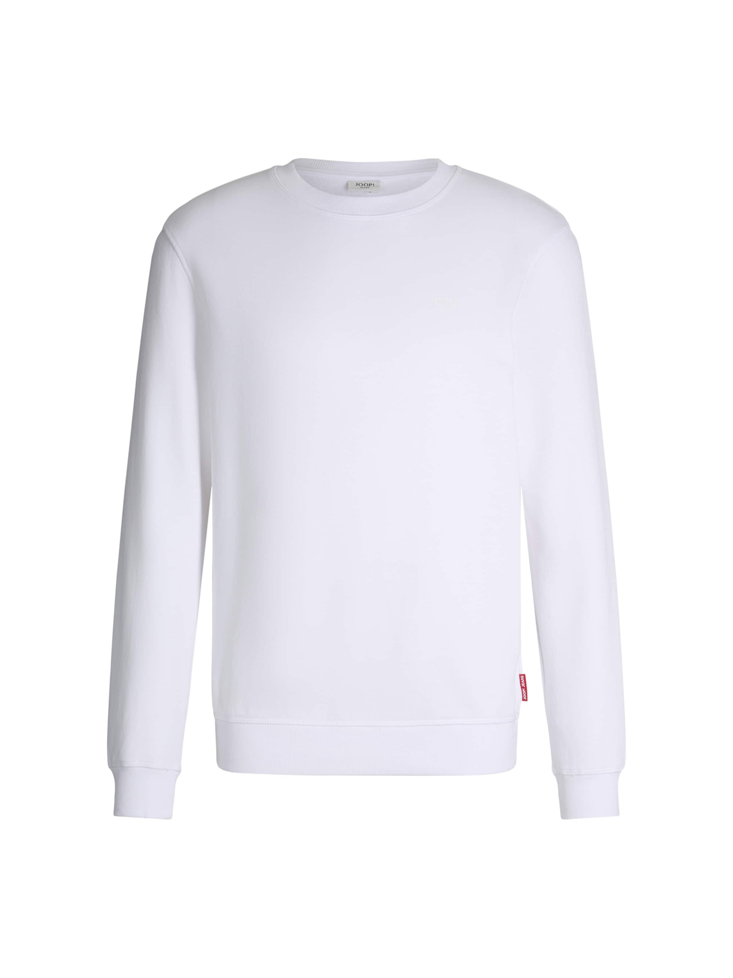 JOOP! Jeans Sweat-shirt 'Salazar' en blanc, Vue avec produit