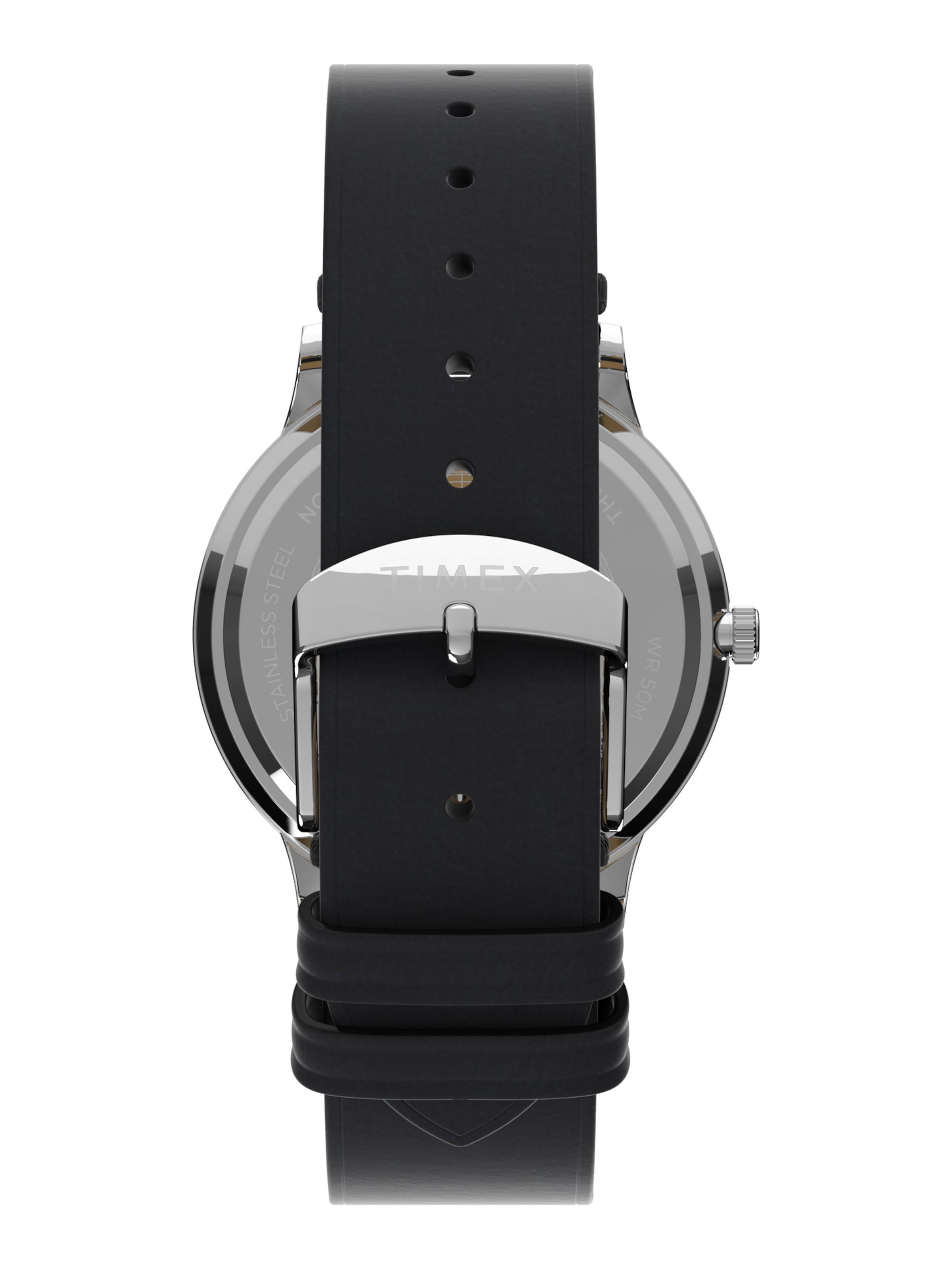 TIMEX Analoog horloge 'Waterbury Traditional' in Zwart