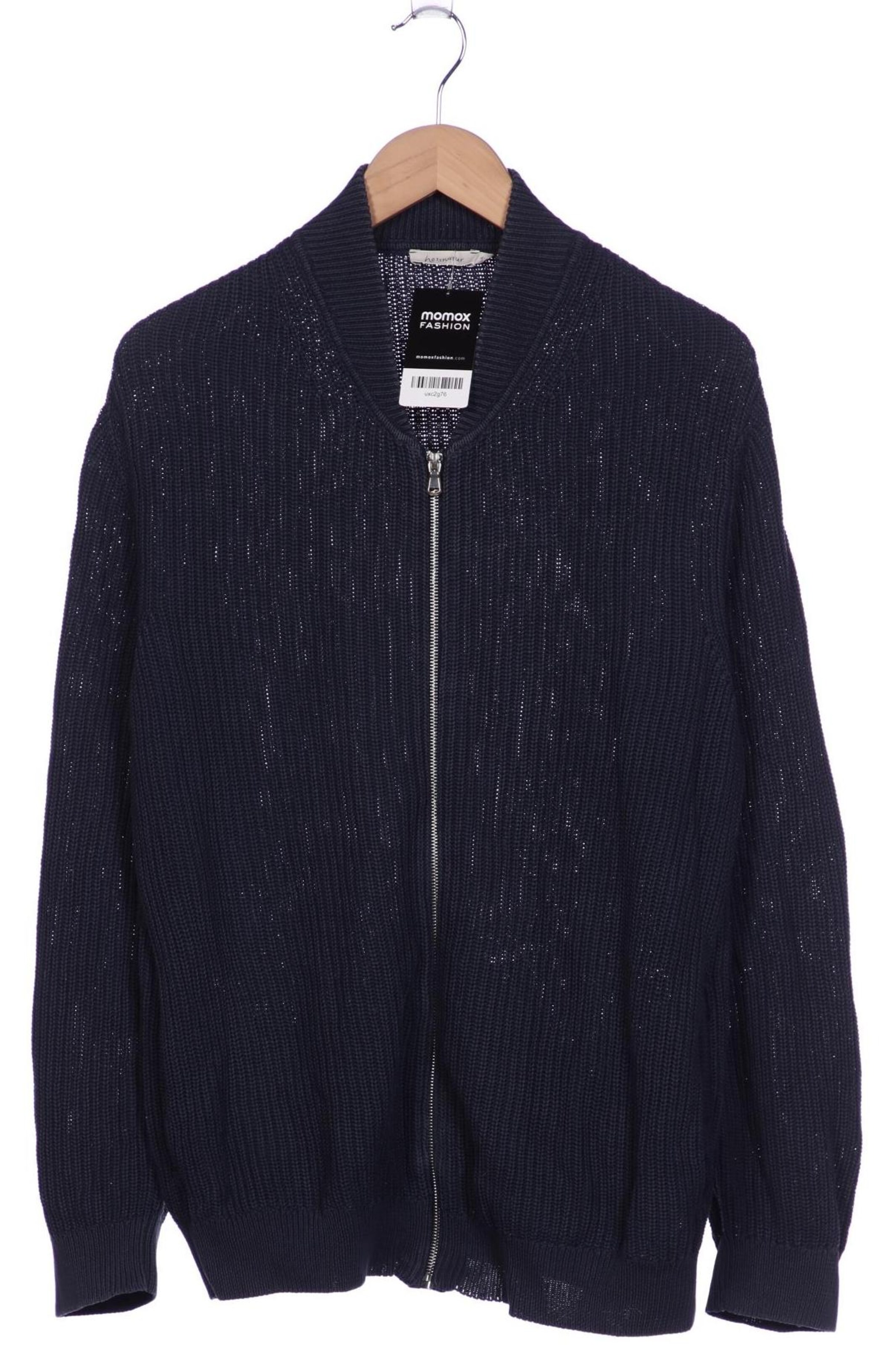 hessnatur Sweater & Cardigan in S in Blue: front