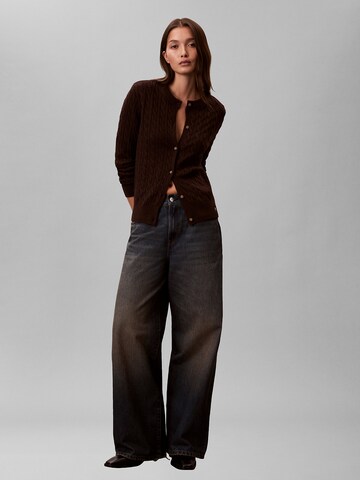 Calvin Klein Jeans Gebreid vest in Bruin