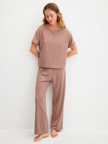 CALIDA Slaapshirt 'Natural Loungewear' in Beige