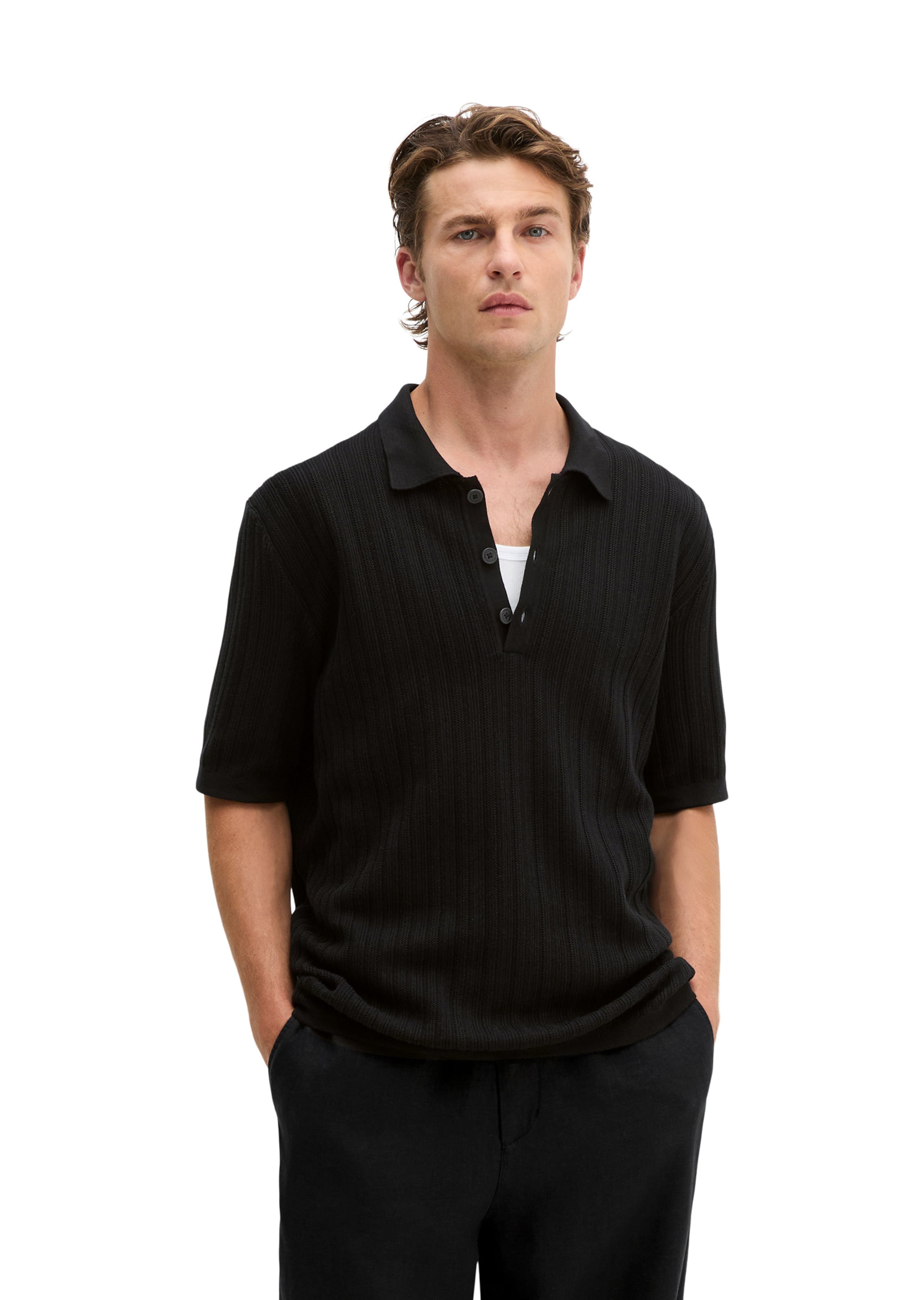 Marc O'Polo Shirt in Black: front