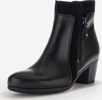 GABOR Ankle Boots in Black: front