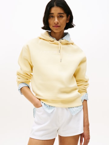 TOMMY HILFIGER Sweatshirt (OCS) in Gelb: Vorderseite