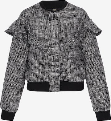 Veste mi-saison 'Festive' faina en noir : devant