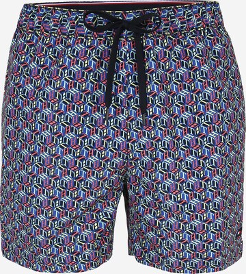 Shorts de bain Tommy Hilfiger Underwear en mélange de couleurs : devant