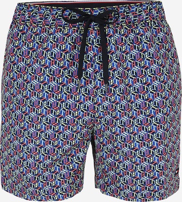 Tommy Hilfiger Underwear Plavecké šortky – mix barev: přední strana
