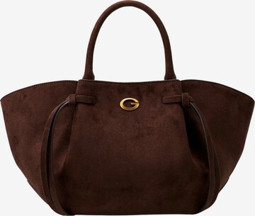 Borsa a mano 'Guess Borsa Allegra Girlfriend Satchel' di GUESS Originals in marrone: frontale