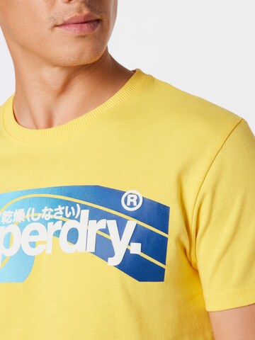 Superdry Shirt in Geel