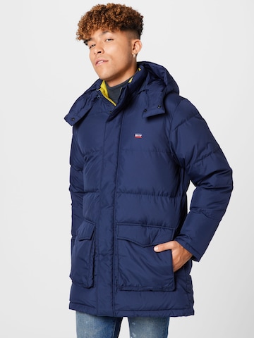 Geacă de iarnă 'Fillmore Mid Parka 2.0' de la LEVI'S ® pe albastru: față