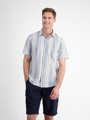 LERROS Regular fit Overhemd in Blauw: voorkant