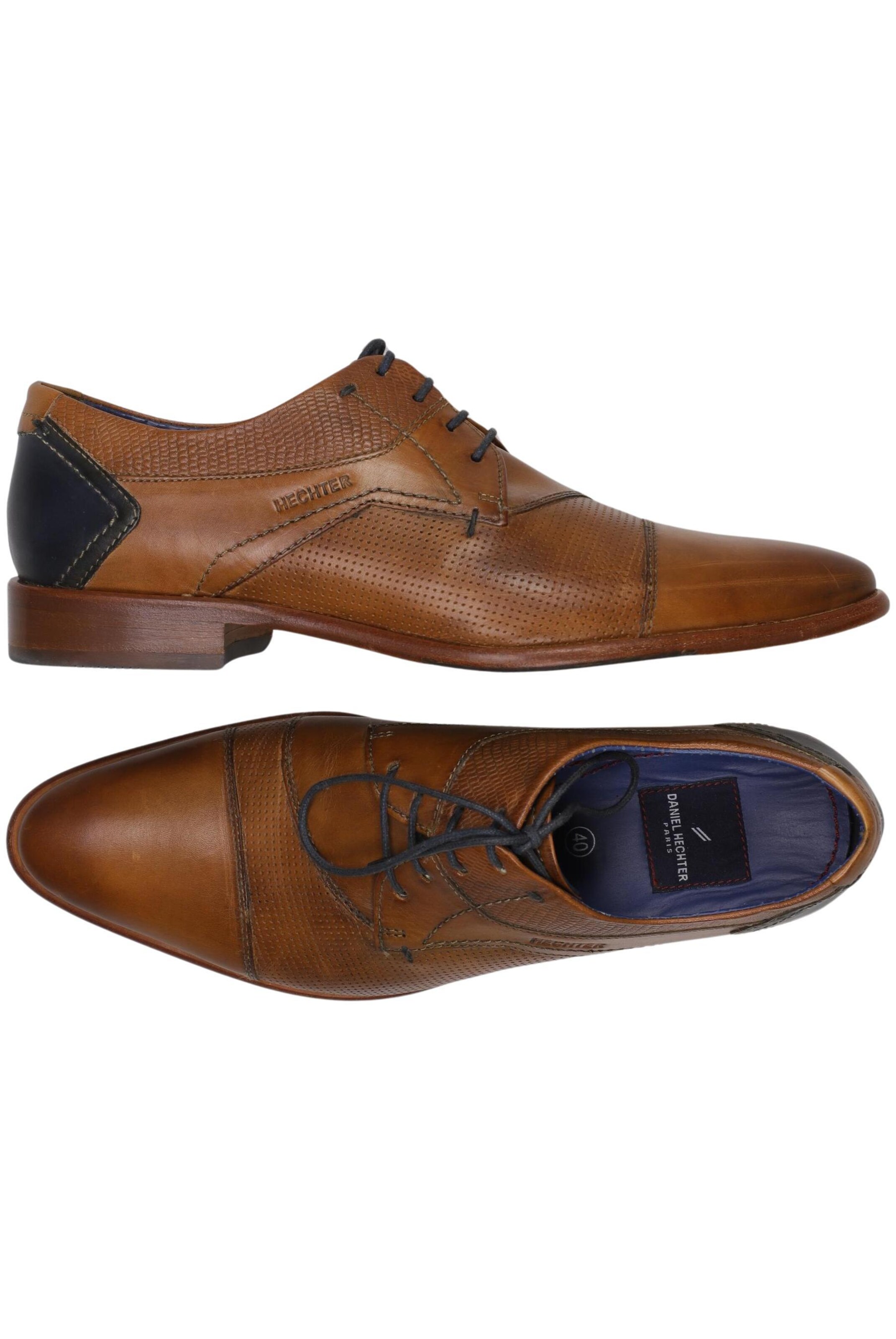 HECHTER PARIS Flats & Loafers in 40 in Brown: front