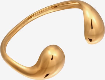 ELLI PREMIUM Armreif 'Chunky' in Gold: Vorderseite