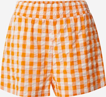 Monki Regular Broek in Oranje: voorkant