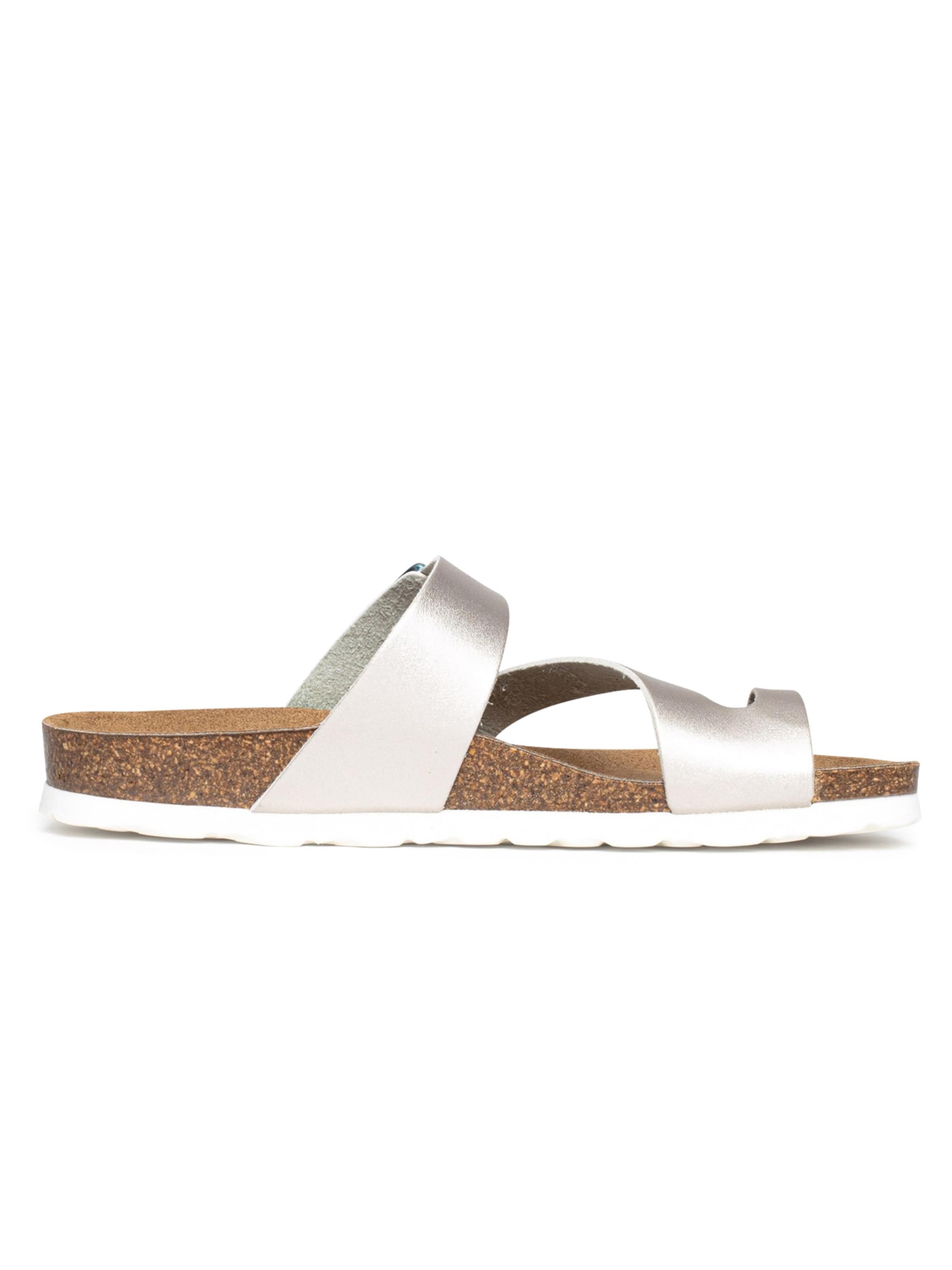 Bayton Босоножки через палец 'Biscaye' в Серебристый