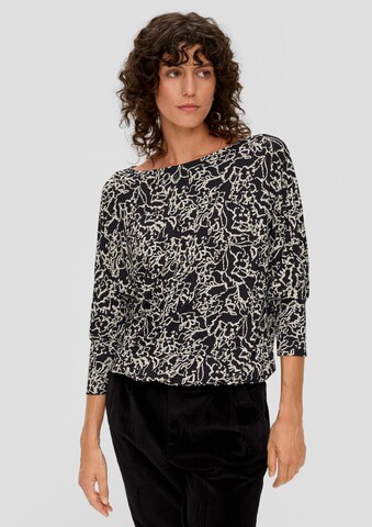 s.Oliver Shirt in Zwart: voorkant