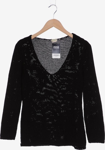 hessnatur Sweater & Cardigan in L in Black: front