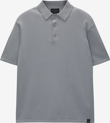 Pull&Bear Shirt in Blauw: voorkant