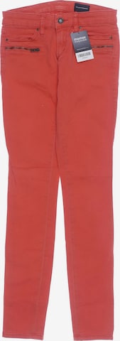 Club Monaco Jeans in 26 in Red: front