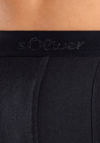 s.Oliver Boxershorts in Schwarz