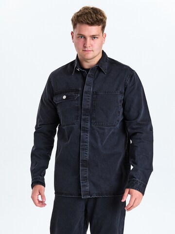 Dxnmxrk Between-Season Jacket 'DXFernando' in Black: front