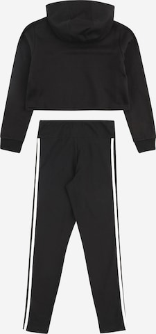 ADIDAS SPORTSWEAR Treningsdress 'Tiberio 3-Stripes Colorblock Fleece' i svart