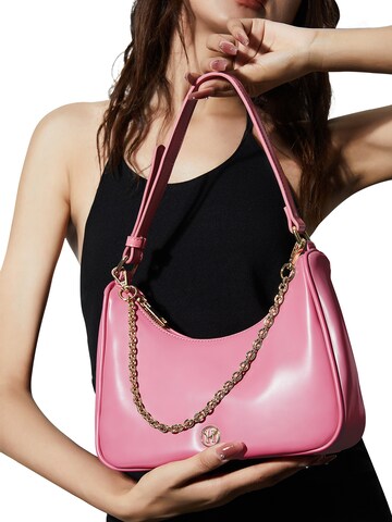 Borsa a mano 'Nymans Garden' di Victoria Hyde in rosa: frontale