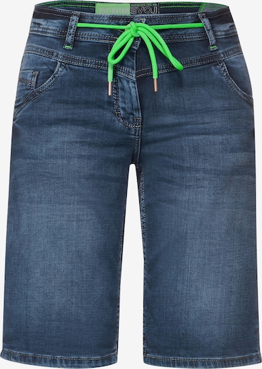 CECIL Jeans 'Scarlett' in Blue denim / Neon green, Item view
