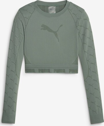 T-shirt fonctionnel PUMA en vert : devant