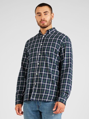 Pepe Jeans - Ajuste regular Camisa 'CLEMS' en azul: frente