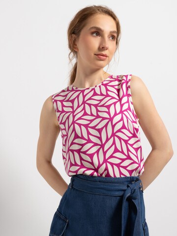 MORE & MORE Blouse in Roze: voorkant