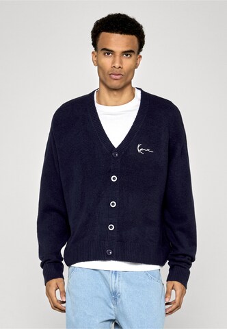 Vestes en maille Karl Kani en bleu : devant